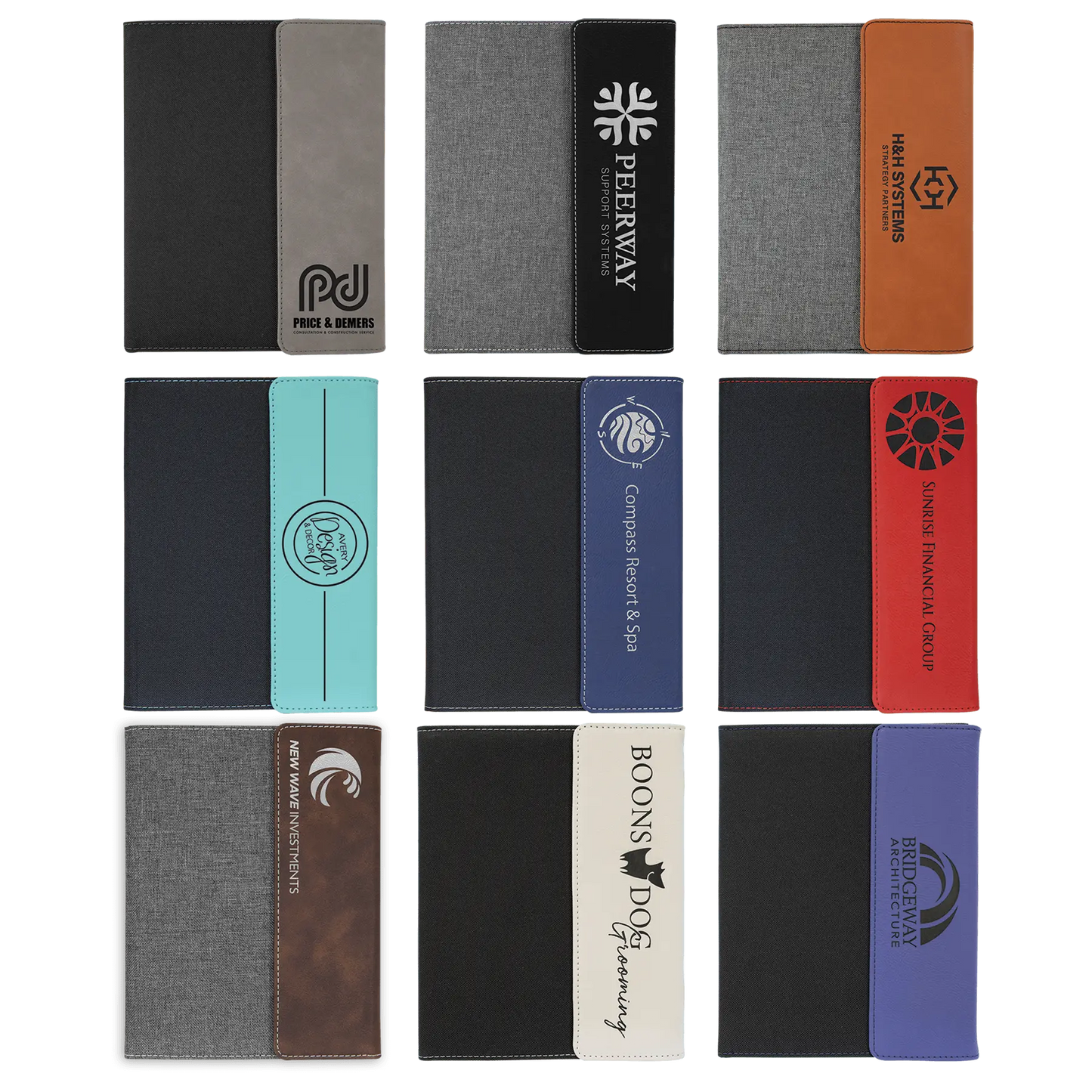 7" x 9" Canvas Portfolio with Notepad