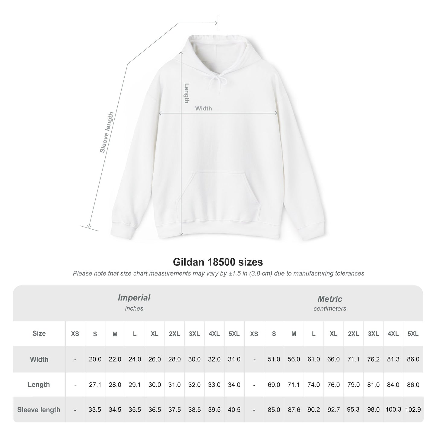 Gildan 18500 Customizable Unisex Heavy Blend™ Hooded Sweatshirt - Perfect for Team Events & Gifting