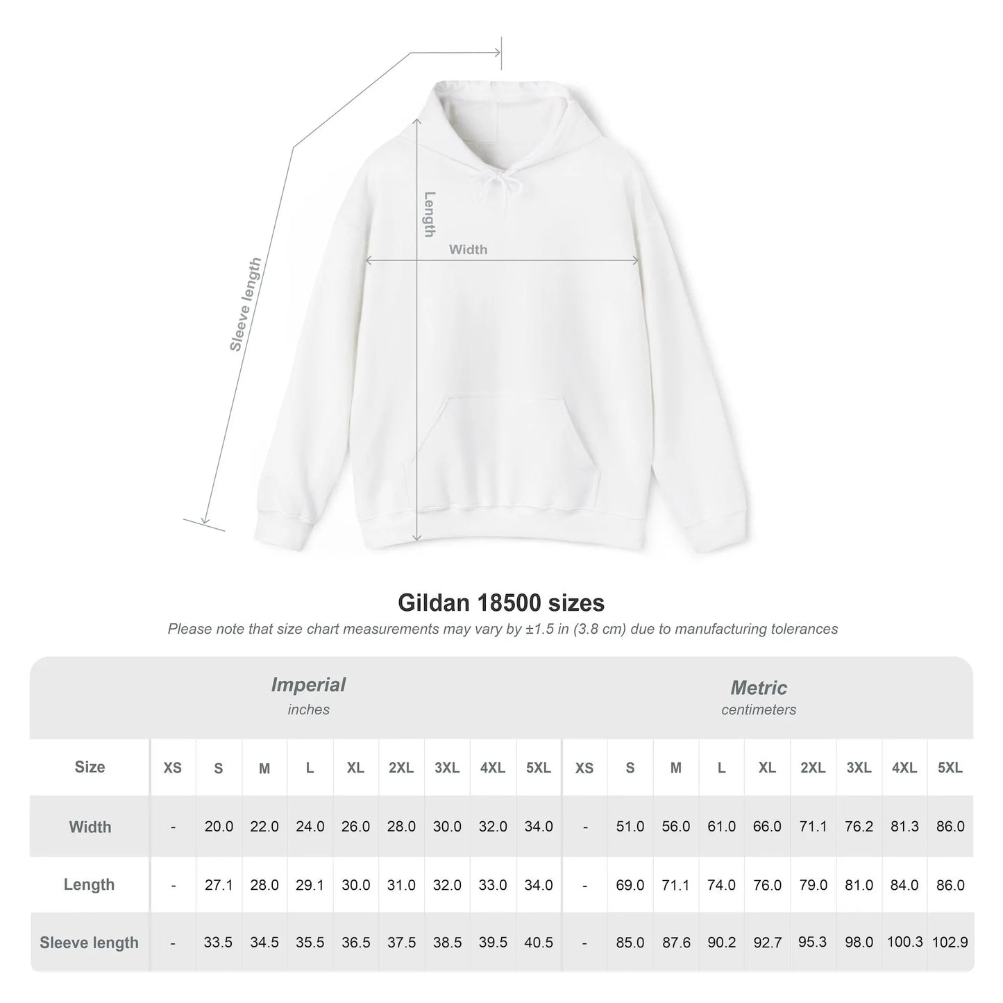 Gildan 18500 Customizable Unisex Heavy Blend™ Hooded Sweatshirt - Perfect for Team Events & Gifting Printify