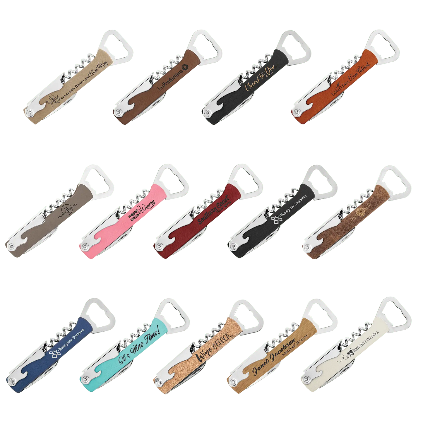 Corkscrew Wine Bottle Opener Logan Printing