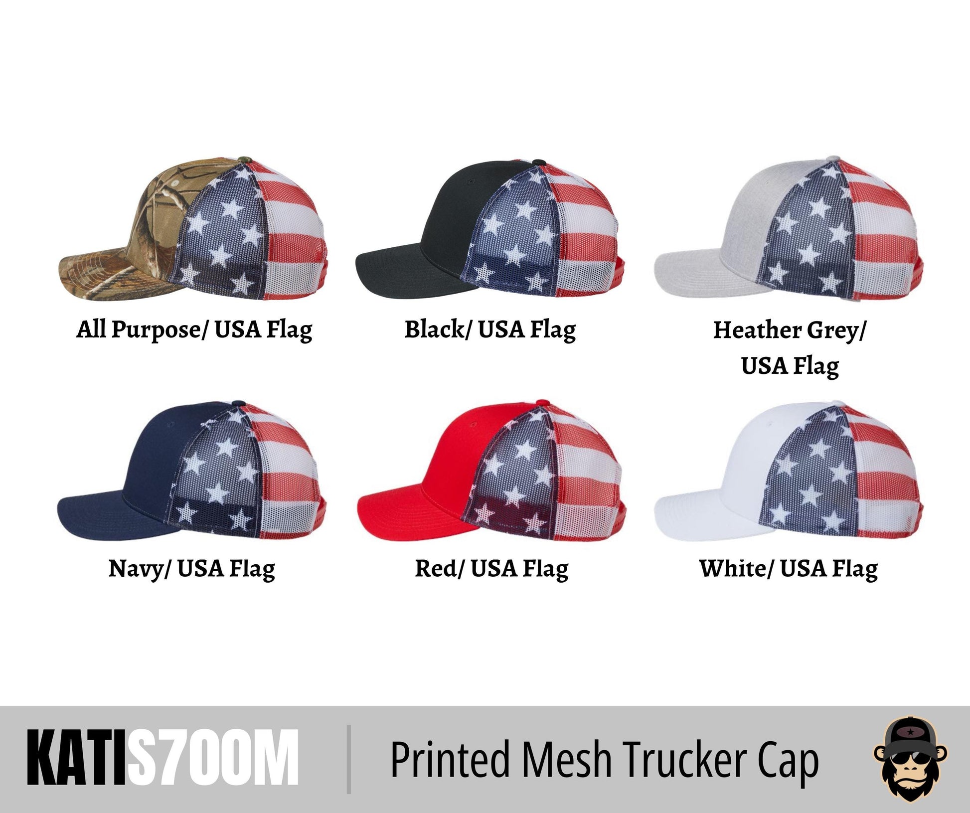 a group of hats with different colors and sizes