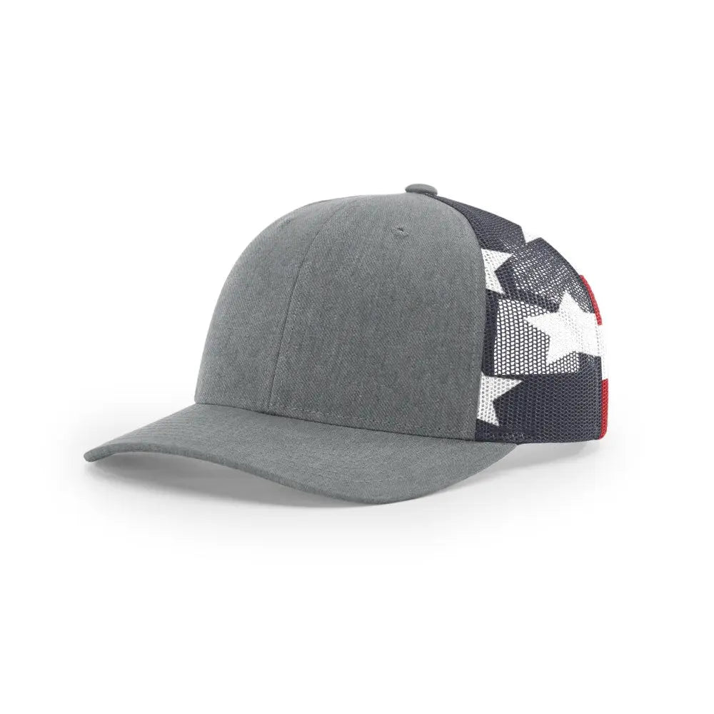 Richardson 112PM — Heather Grey/Stars & Stripes