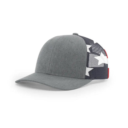 Richardson 112PM — Heather Grey/Stars & Stripes