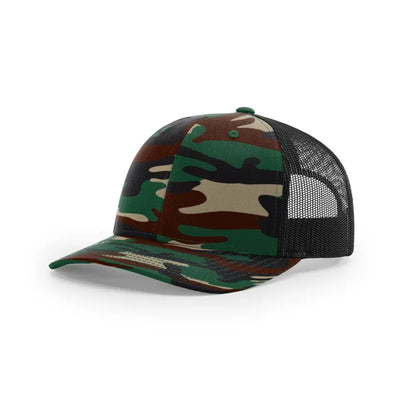Richardson 112P — Green Camo/Black