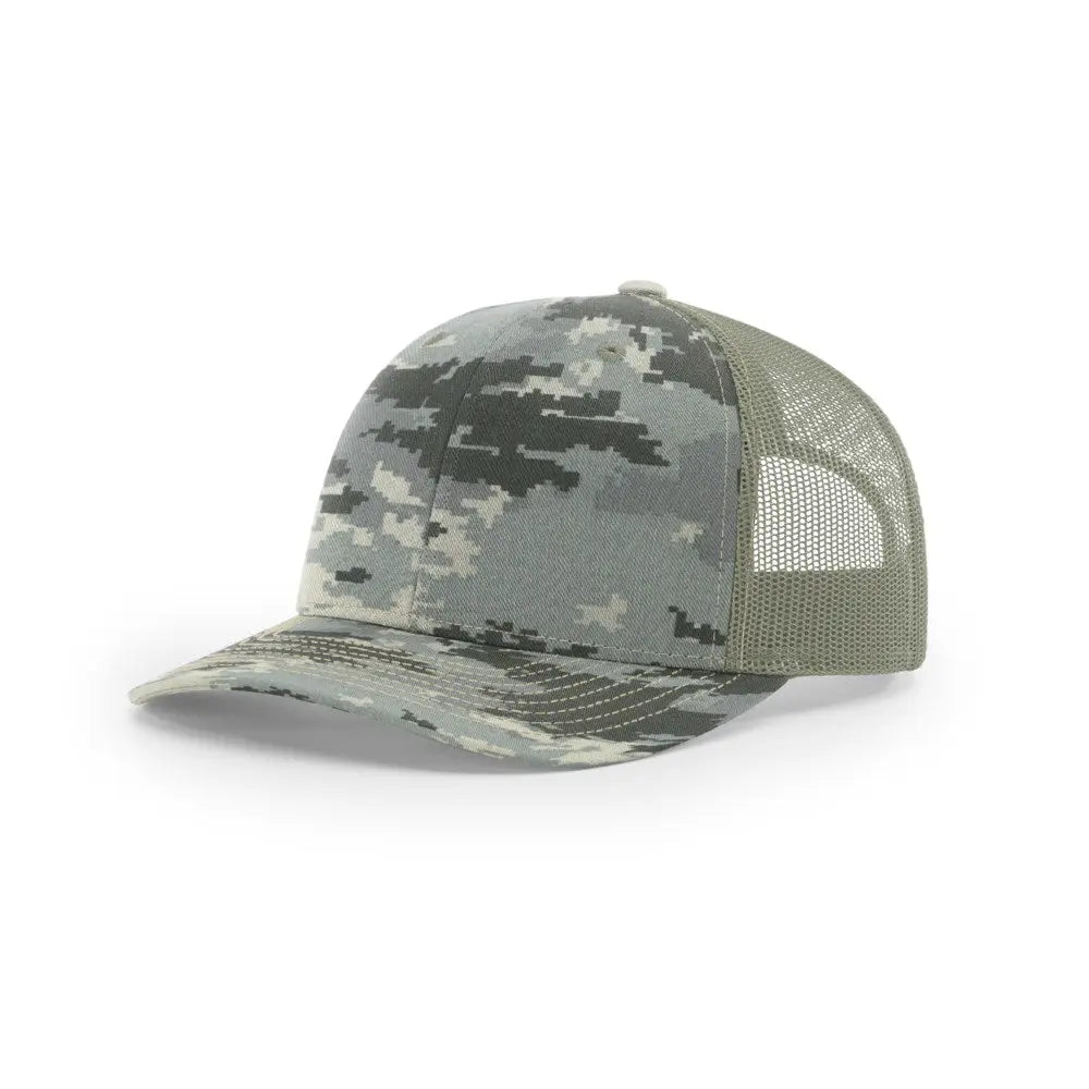 Richardson 112P — Digital Camo/Light Green
