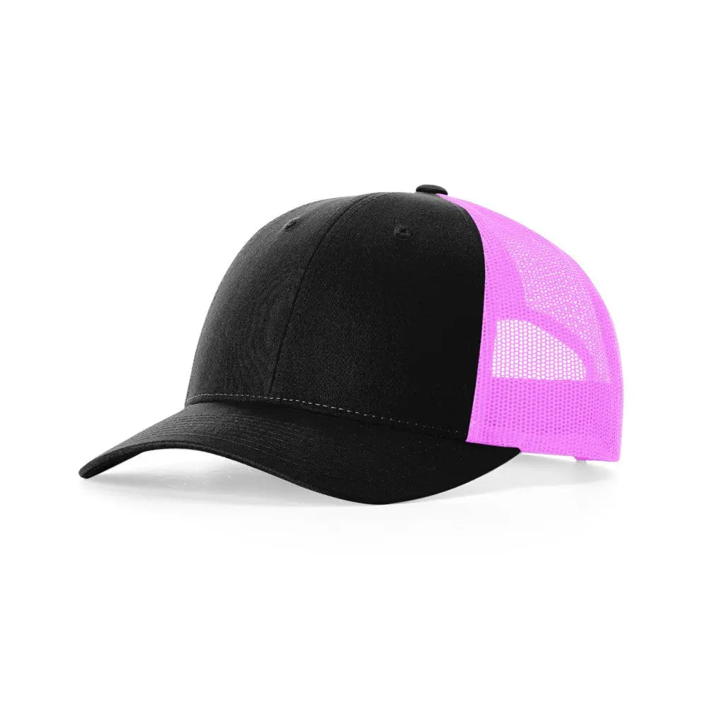 Richardson 115 — Black/Neon Pink