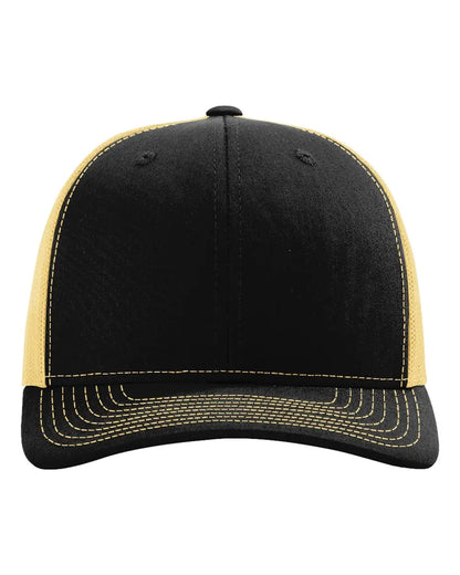 Richardson 112 — Black/Vegas Gold