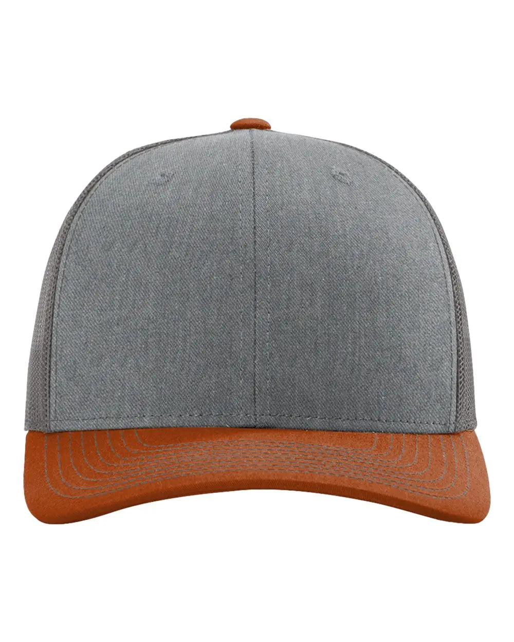 Richardson 112 — Heather Grey/Charcoal/Dark Orange