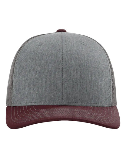 Richardson 112 — Heather Grey/Charcoal/Maroon