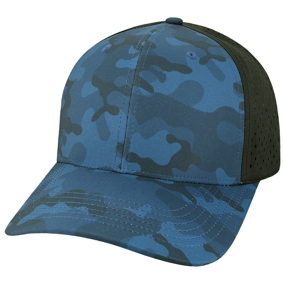 LEGACY REMPA Blue Camo/ Black quarter view