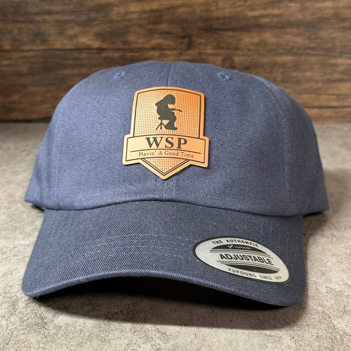 YP Classics® Classic Dad Hat + Custom Patch The Leather Patch