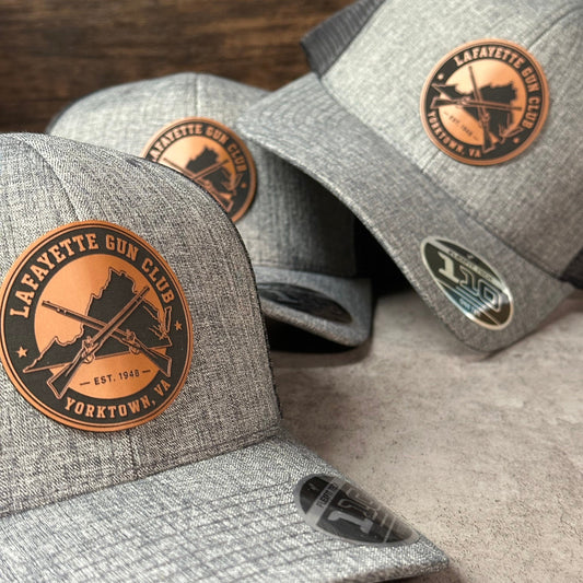 FlexFit 110 Trucker Hat + Leather Patch The Leather Patch