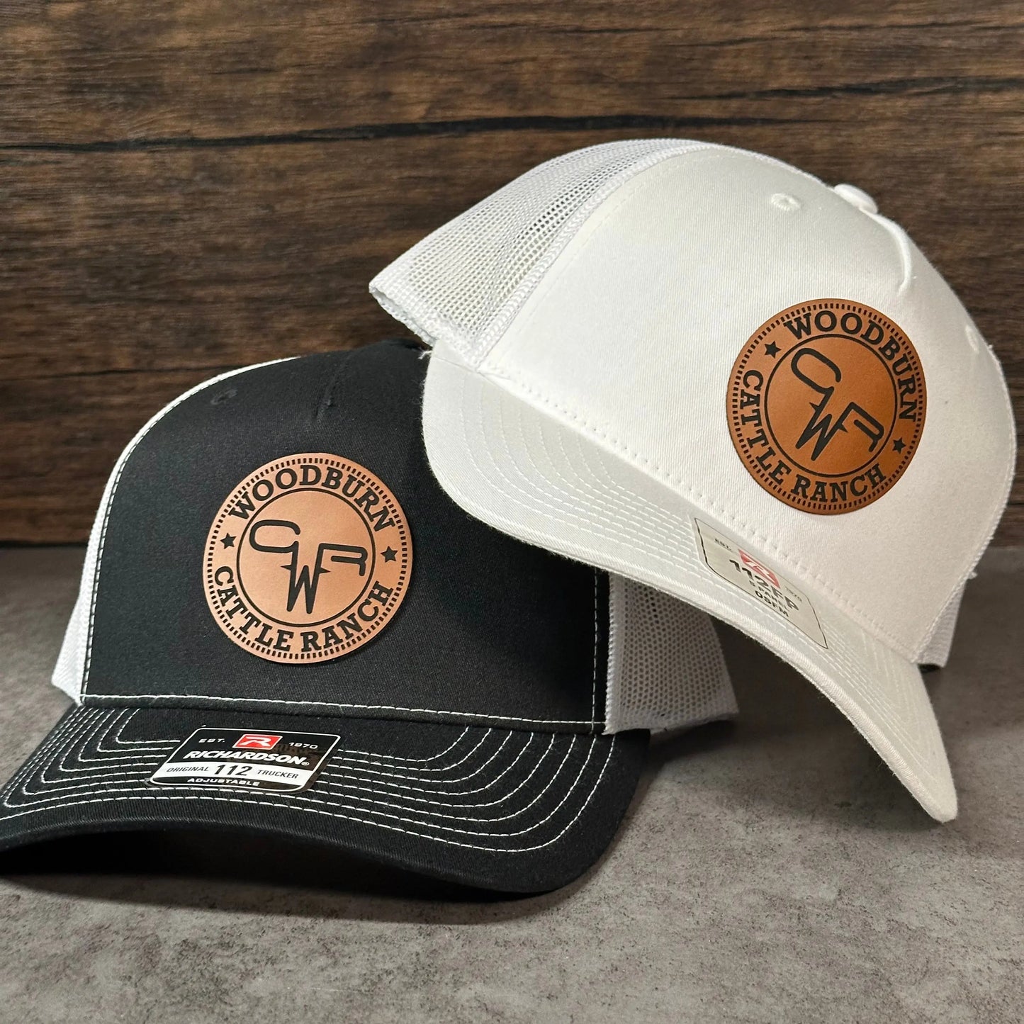 Richardson 112FP Five Panel Trucker + Custom Patch