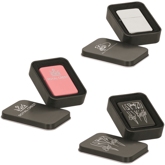 a group of three lighters sitting on top of each other