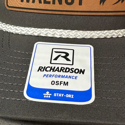 Richardson 258 custom hat with moisture-wicking sweatband