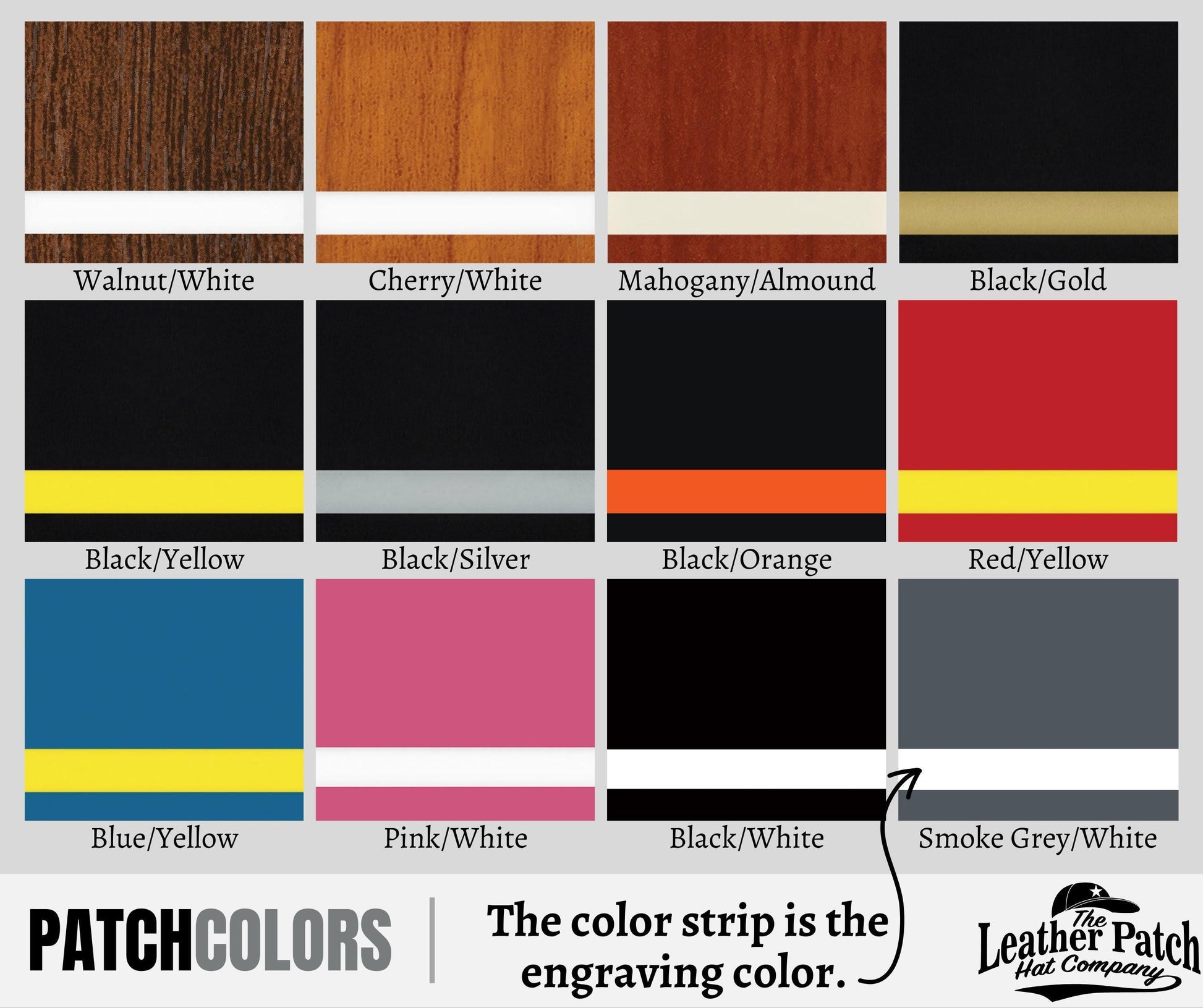 the color strips in the wood are different colors