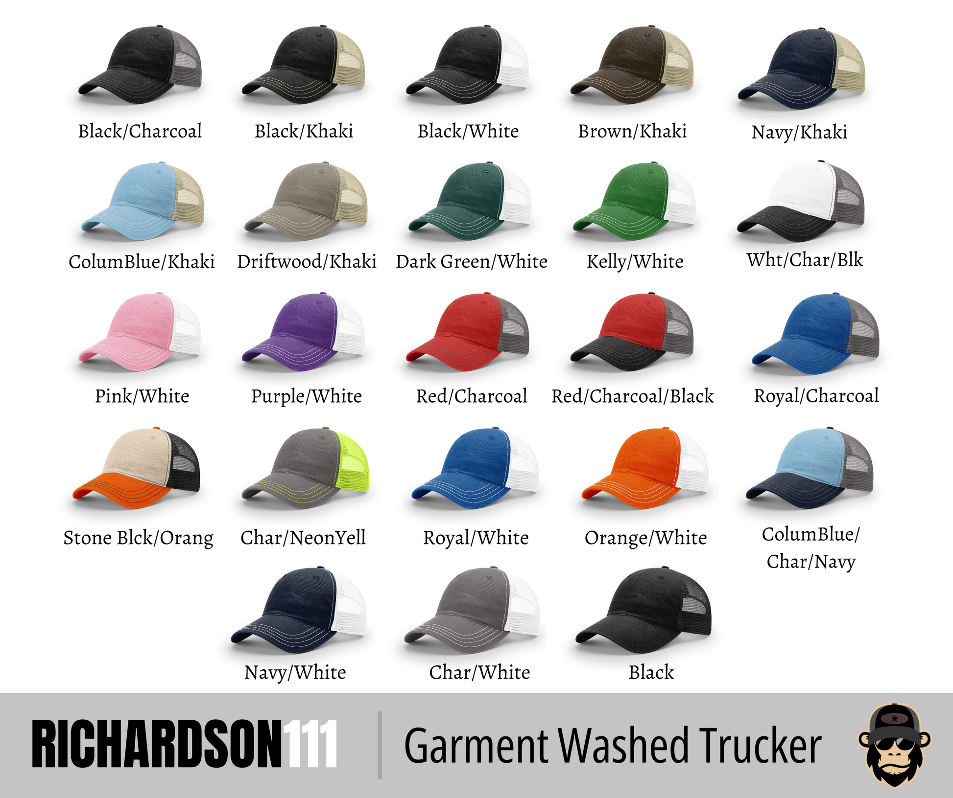 a bunch of hats that are all different colors