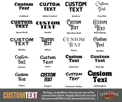 a bunch of different type of text
