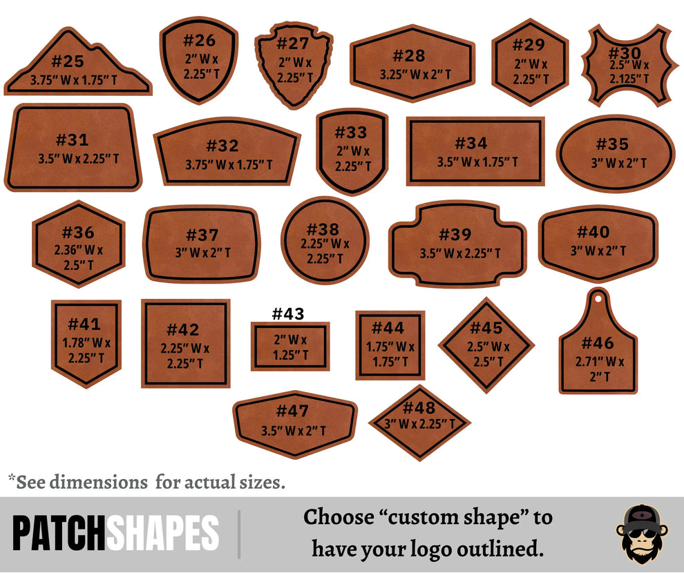 DIY Iron On Custom Patches – The Leather Patch