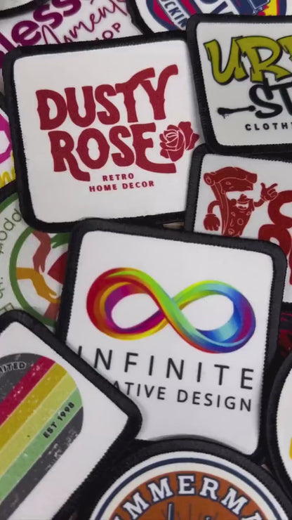 Full Color Dye Sublimation Custom Iron-On Patches